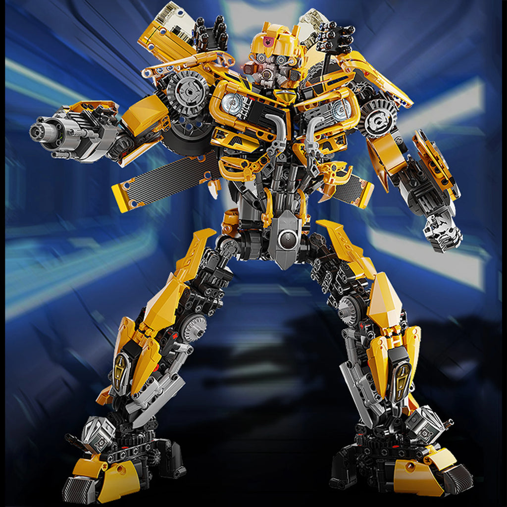 1831PCS Bumblebee B-127 Action Figure Building Block Set DIY Mecha Model Kit Inspired by Movie Hero Creative Collectible Gift