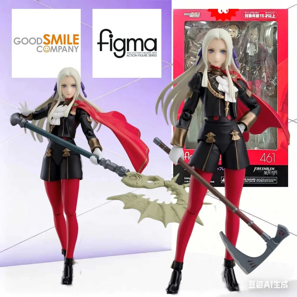 Figma Edelgard von Hresvelg Fire Emblem Three Houses Action Figure, Movable Joints Anime Character Model
