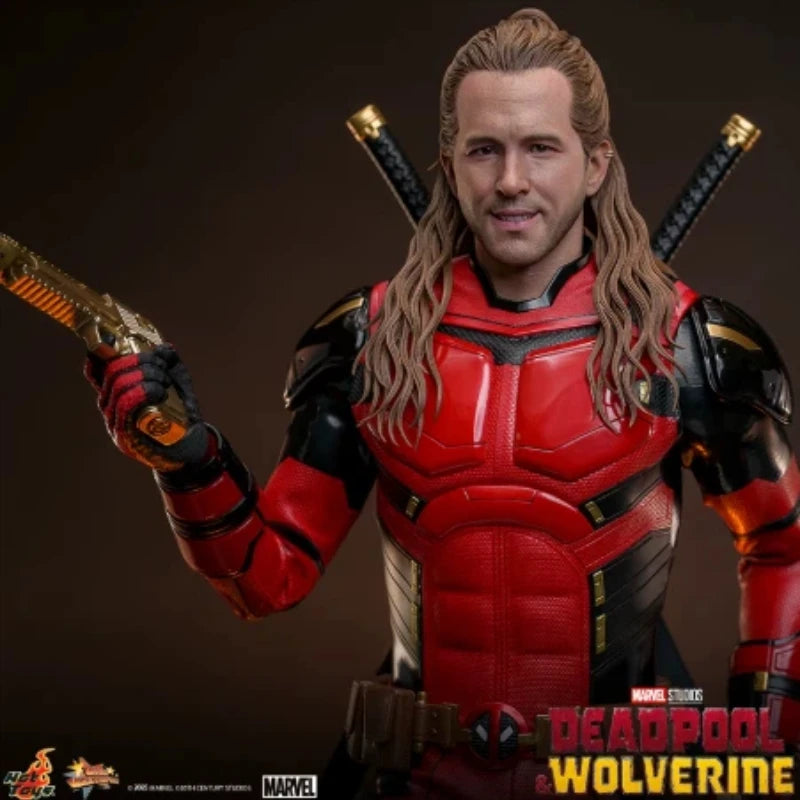 Hottoys Nicepool Deadpool And Wolverine 1 6 Scale Collectible Figure Marvel Movie Action Figure For Adult Collectors
