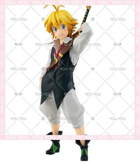 Qwiooe Original Genuine Japan Anime Figure The Seven Deadly Sins 16cm Elizabeth Liones Model Toys Desktop Decoration Collectible