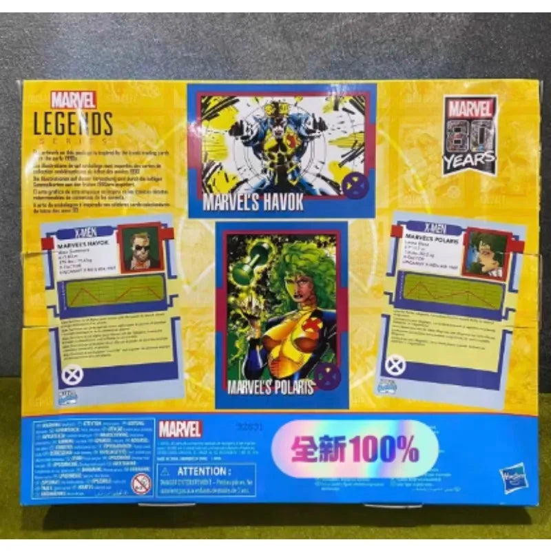 【Spot Goods】Original Hasbro Marvel Legends Series X-MAN HAVOK & POLARIS Anime figura juguete modelo Collection Series