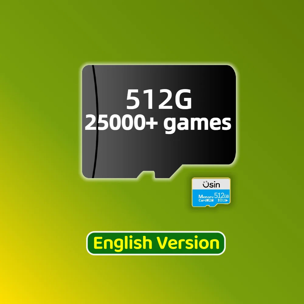 TF Game Card For Trimui Smart Pro Brick Retro Games More PSP PS1 Portable Handheld Console H-Speed Gift Memory SD 512G 256G