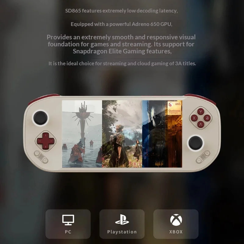 MANGMI Pocket Max Handheld Gaming Console TMR Joysticks Hall Triggers Android 13 8+128GB with 7" 144Hz AMOLED Screen Wifi6+BT5.1