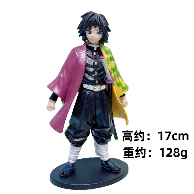 Anime Demon Slayer Kimetsu No Yaiba Sanemi Mitsuri Obanai Muichirou Kyoujurou Tengen PVC Action Figures Model Dolls Toys Gifts