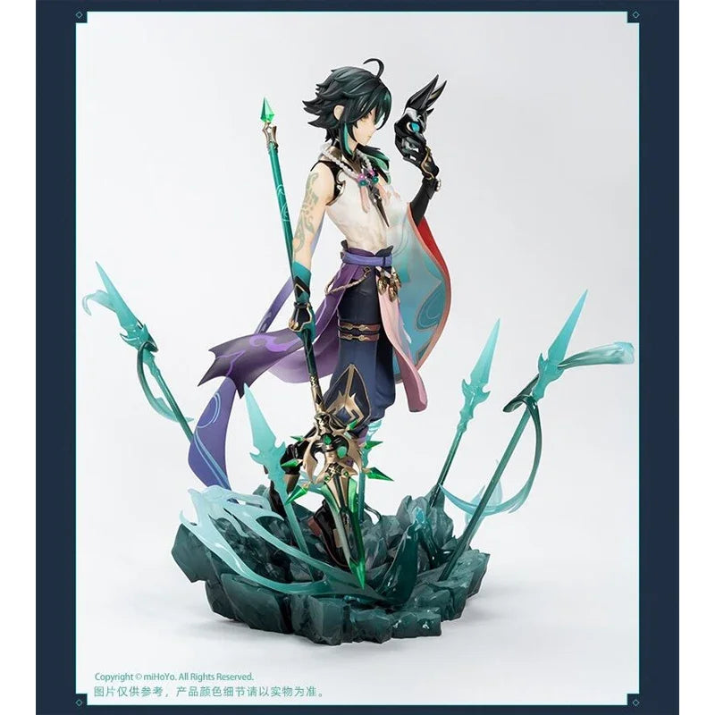 In Stock Original APEX-TOYS MiHoYo Genshin Impact Vigilant Yaksha Xiao 27CM 1/7 PVC Game Anime Figure Boxed Model Doll Statuette