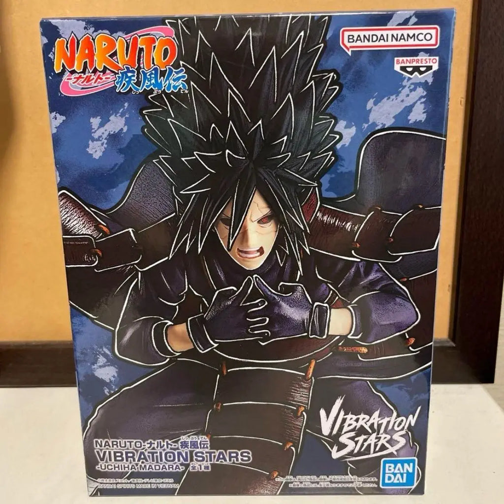 BANDAI Banpresto Figure Naruto Shippuden VIBRATION STARS-UCHIHA MADARA  Model Toy Marca en caja,Original,En Stock,Approx 13 cm