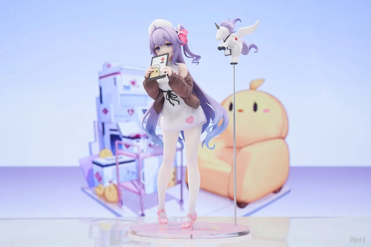 In Stock Azur Lan Unicorn Angel's Care Time Original Genuine PVC 20cm Action Anime Figure Model Toys Figure