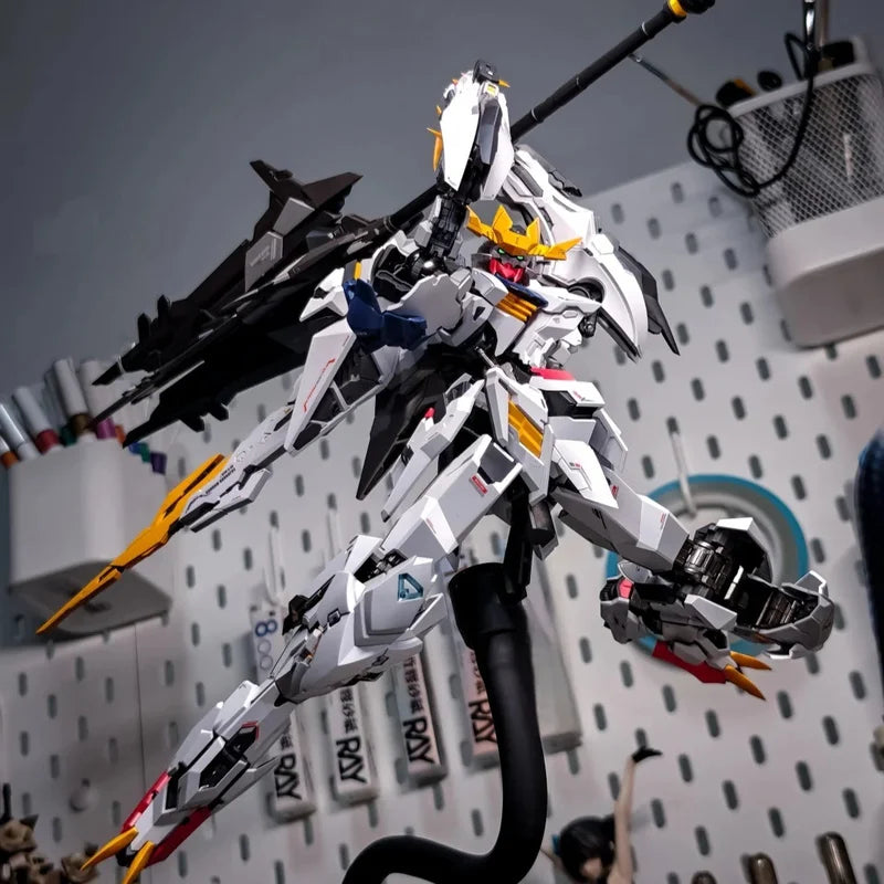 【IN STOCK】Wolf Technology Wolf King Alloy Skeleton 1/100 Barbatos Assembly Model Mecha Assembly Model Kit Action Figure Toy Gift