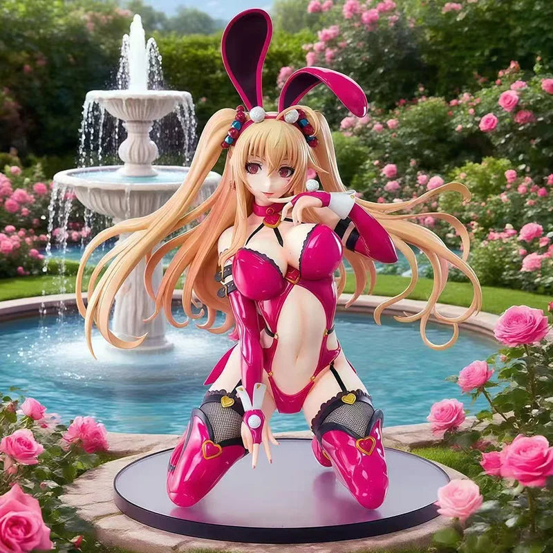 Native Binding Bunny Girl Caroline Yulili Anime Figure Beautiful Girl Gk Model Garage Kit Trendy Doll Statue Decoration Toy Gift