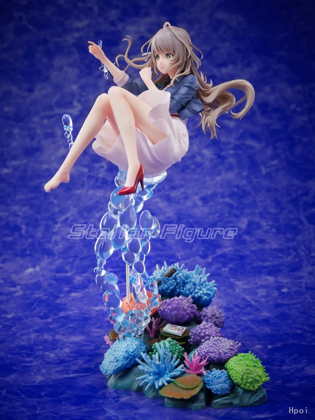 【TM】In Stock F:NEX Shirasa's Aquarium Miyazawa Fuuka Misakino Kukuru 1/7 Scale Figures Model Collection Gift