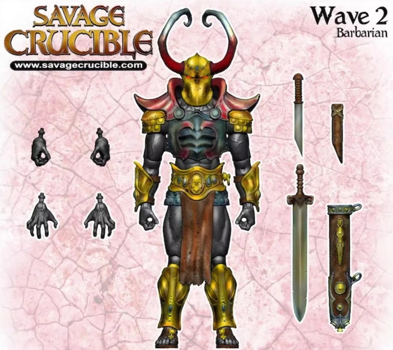 Hot In Stock Hs Studio 1/12 Scale Male Soldier Barbarian Series Savage Furnace 2 Waves Full Set Model 6 Inch Action Figure Gifts