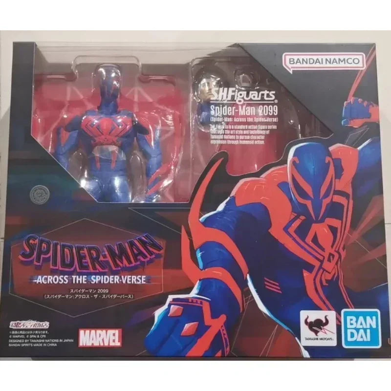 Figuarts Shf Spider Man Nuevo Traje Rojo Y Azul SPIDER MAN:No Way Home Figura De Acción Juguetes Modelo De PVC Original En Stock