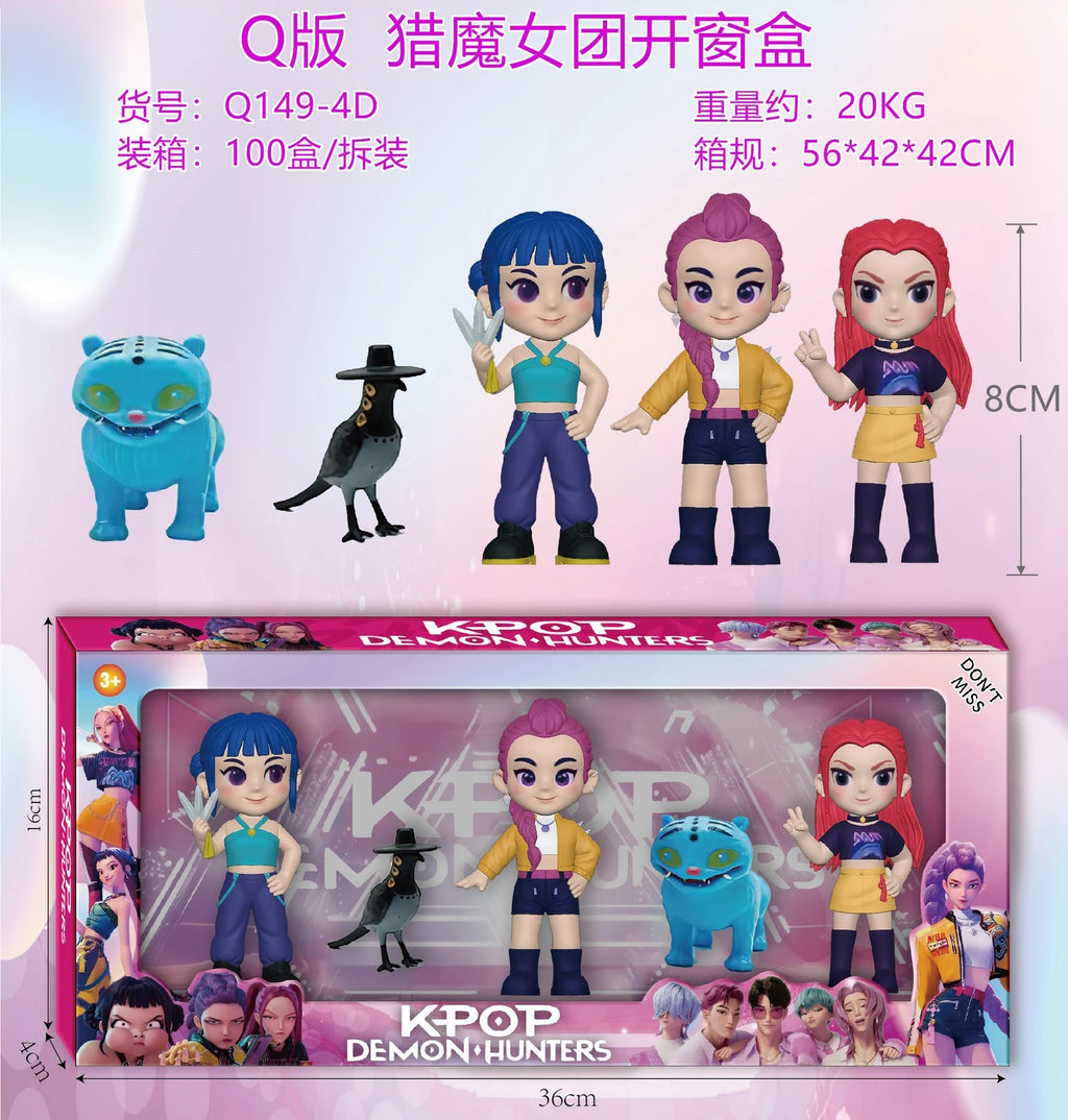 2026 NEW Kpop Figure Model Toy Pvc Cartoon Gaming Peripherals Desk Decoration Collection Figures Model Toy for Kid Gift