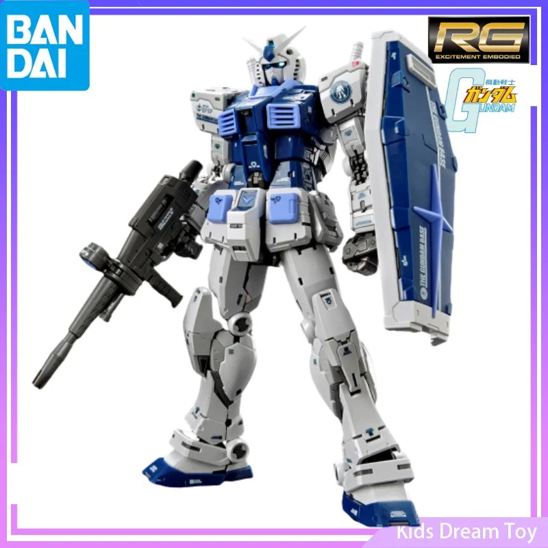 Bandai Original RG THE GUNDAM BASE LIMITED RX-78-2 GUNDAM Ver.2.0[THE GUNDAM BASE COLOR] Anime Action Figures Toys Assembly Kids