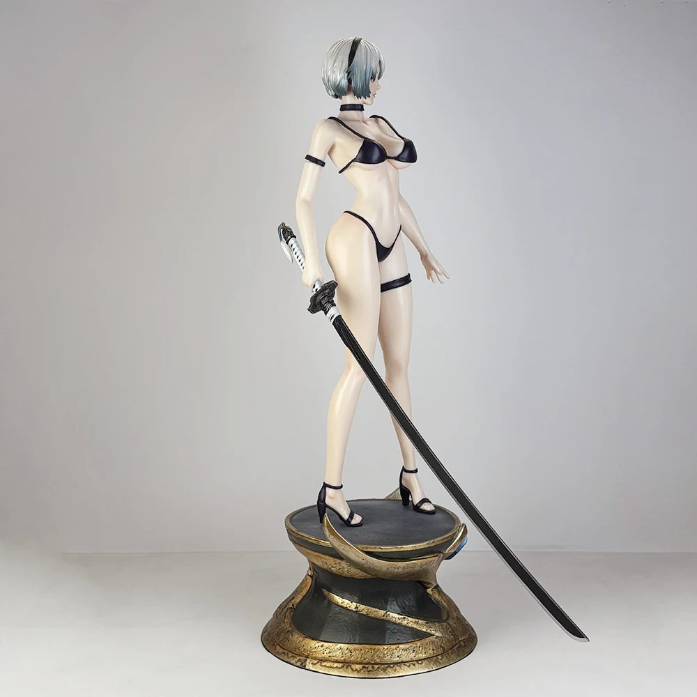 55 cm NieR Automata YoRHa Nr. Typ 2B GK PVC Actionfigur Anime Figur Modell Spielzeug Sammlung Puppengeschenk