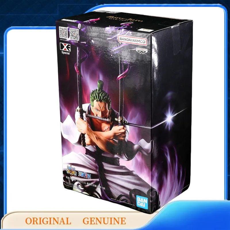 Bandai Original One Piece Dxf Speicial Monkey D. Luffy Zoro Ace Mihawk Newgate Anime Action Figures Assembly Model Ornaments