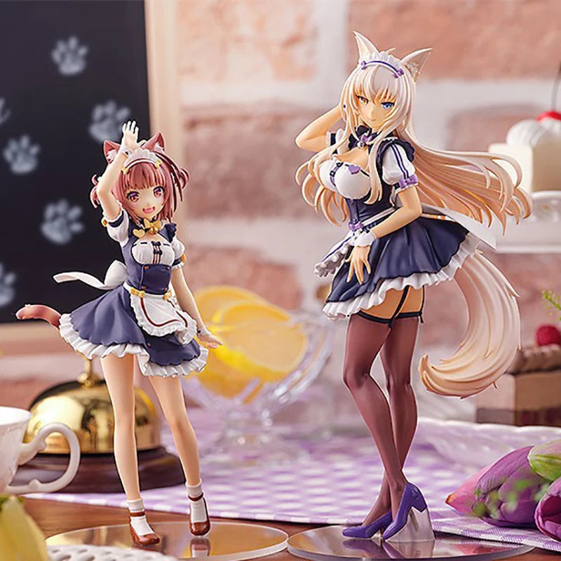 Judai Original GSC Up Parade Nekopara Chocola Vanilla Azuki Coconut Maple Cinnamon Cat Girls PVC Action Figure Model Toys