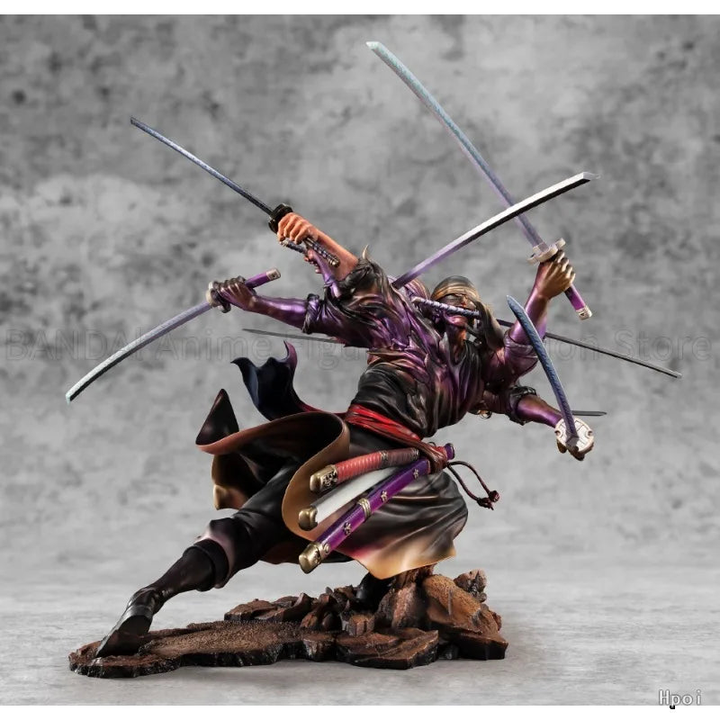 Original MegaHouse Portrait of Pirates ONE PIECE “WA-MAXIMUM” Roronoa Zoro Ver. Ghostly Nine-biting Flow "Asura"Anime Characters