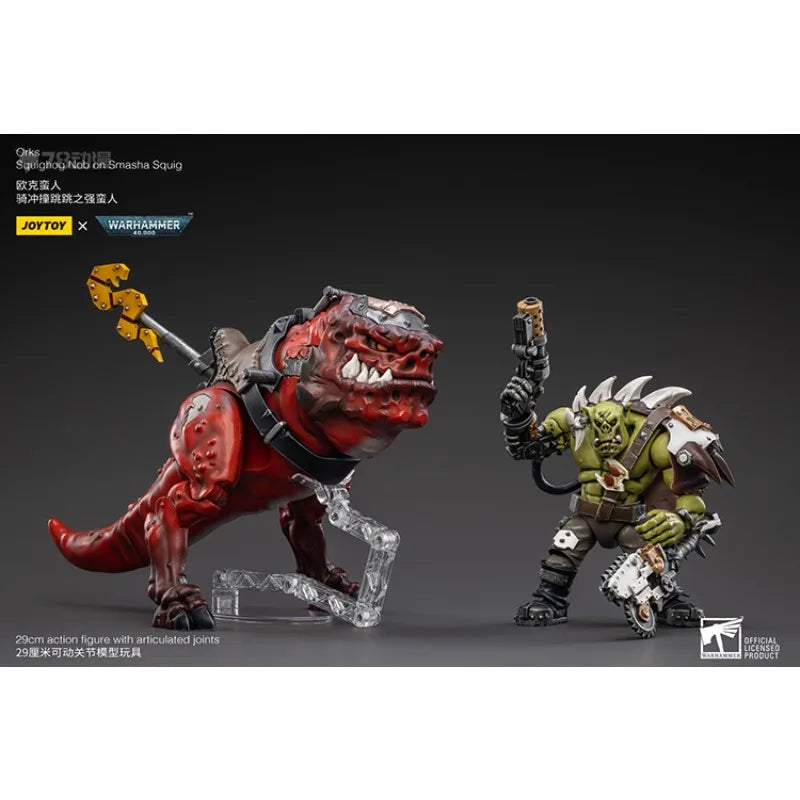 JOYTOY Genuine JOYTOY X Warhammer 40K Series Heresy! Ouke Man Is A Strong Barbarian Who Rides, Collides and Jumps 1/18 Collect