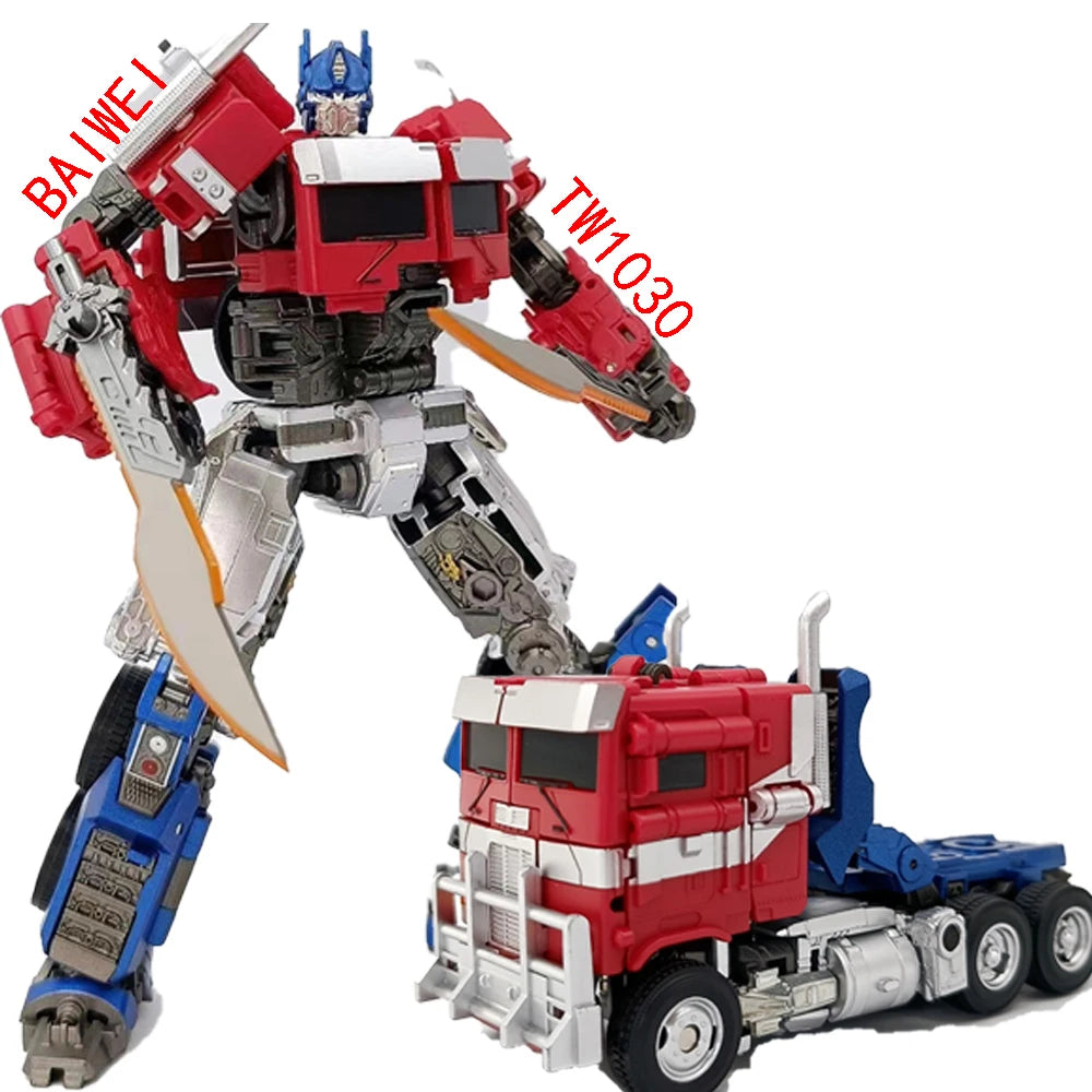 Baiwei Shockwave TW1028 Transformation Toys Sentinel Prime TW1024 Model Ironhide TW1026 Robot Bumblebe TW1025 Figure TW1030