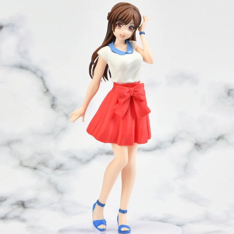 In Stock Original Bandai BANPRESTO Rental Girlfriend Mizuhara Chizuru Action Figures Toys Model Genuine Collector Hobby Anime