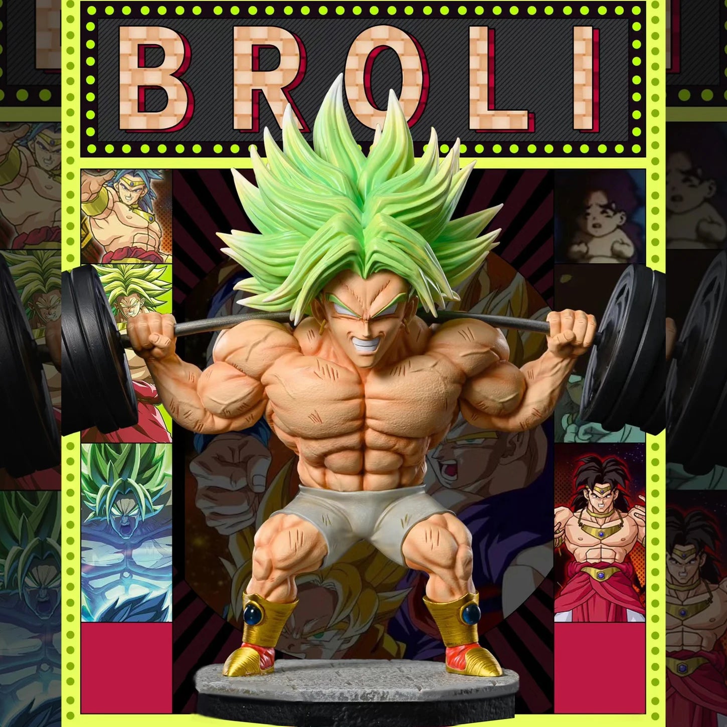 16 cm Anime Dragon Ball Z Broly Figur PVC Actionfiguren Fitness Broly Figur Gk Statue Sammlung Modell Spielzeug