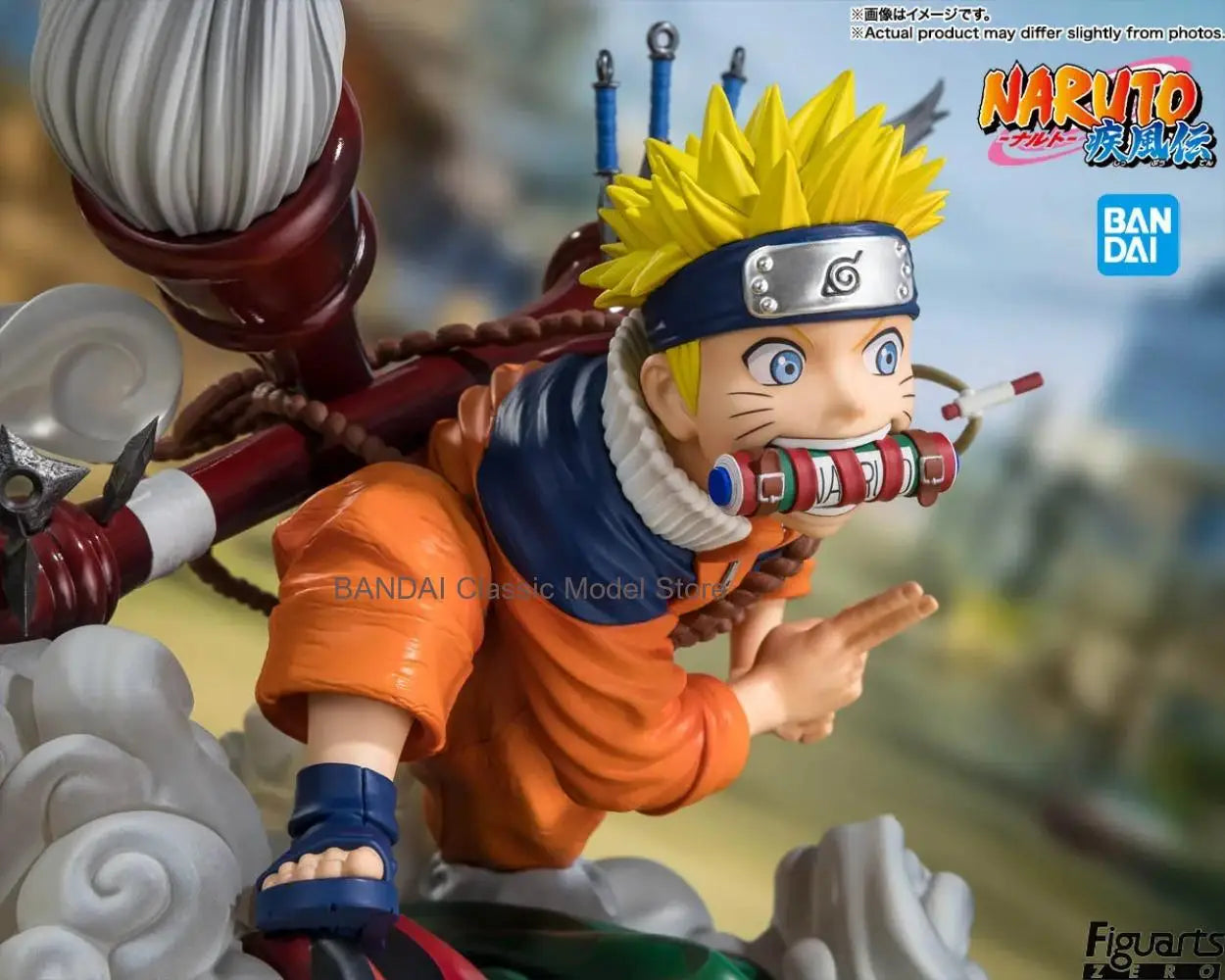 Original Bandai Officially Licensed Figuarts ZERO Naruto Uzumaki -Naruto 72 series Premium Collectible Model Toys ornament Gifts