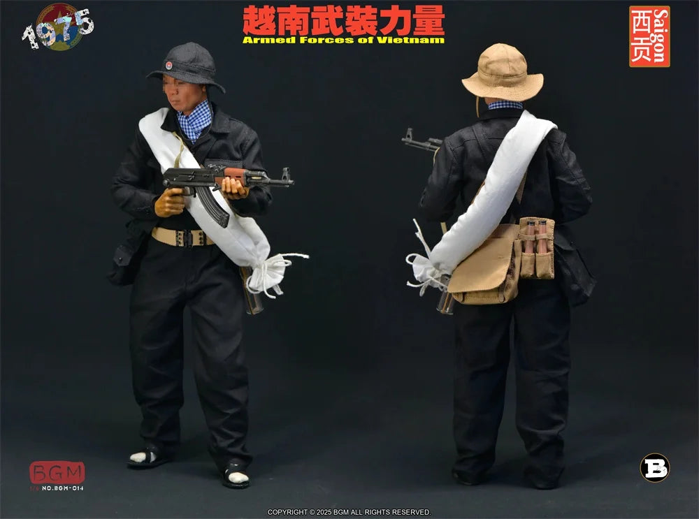 1/6th BGMTOYS BGM-014 BGM-014A/B Asia Vietnam Soldier Doll Dress Uniform Weapons No Body No Head For 12" Figure Doll Collect