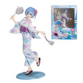 【Premium Version】23cm Re:Zero−Starting Life In Another World-Rem In Yukata(Summer Kimono)Anime Figure Model Desktop decoration