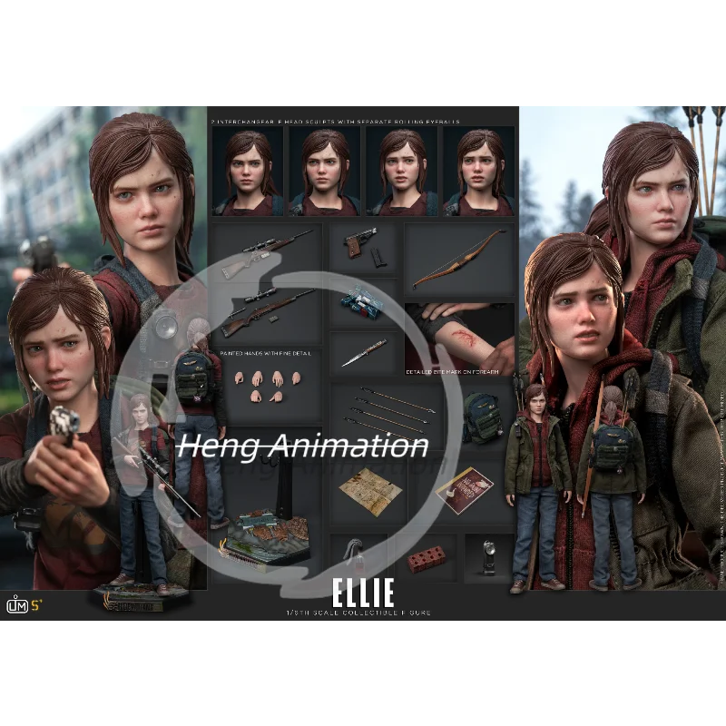 Pre-Order LIMTOYS 1/6 America's End Joel Ellie Voice Tracker Movable Figure LIM013 Gift Ornament