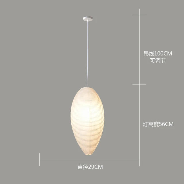 Janpanese Akari Rice Paper Lamp modern Noguchi Yong Pendant Lamp Living Room Bedroom Corner Designer Light