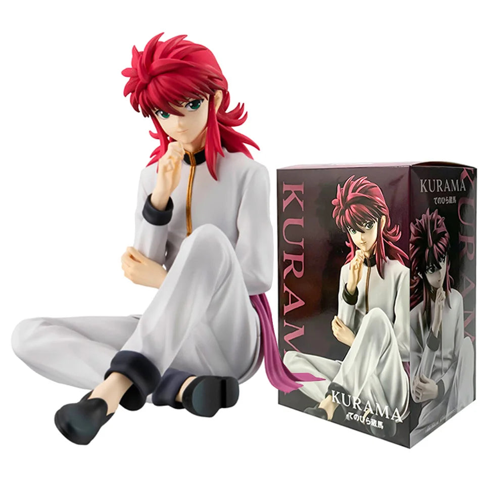 YuYu Hakusho Anime Figure Toys 8cm 2Pcs Set Urameshi Yuusuk Kurama  Minamino Shuuichi Action Figure Pvc Model Doll Children Gift