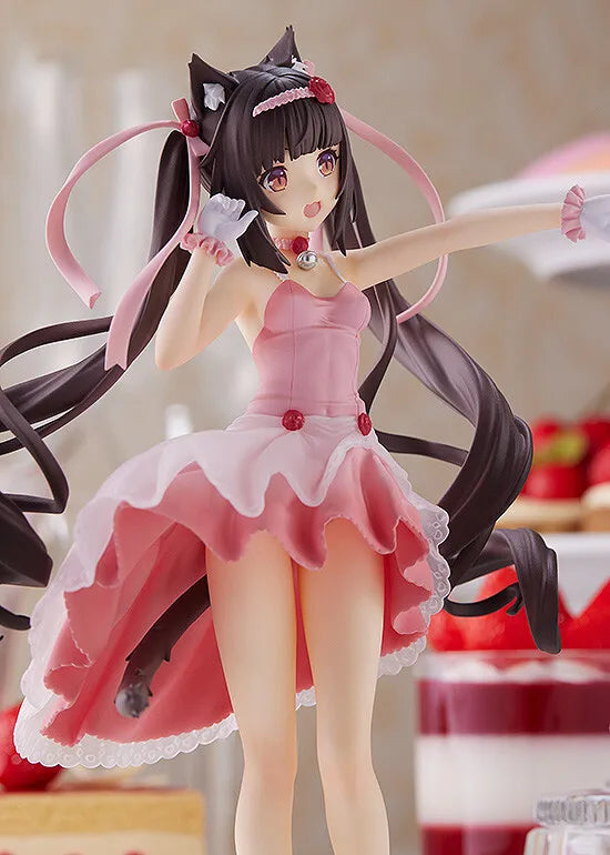 100% Original in Stock Good Smile Company Pop Up Parade Nekopara Chocola Cocktail Dress Ver. Anime Figure Collection Series