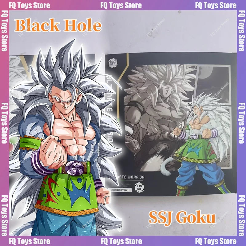 In Stock Black Hole Toys Dragon Ball AF SHF SSJ5 Super Saiyan 5 Goku Anime Figure Toy Collection Gift
