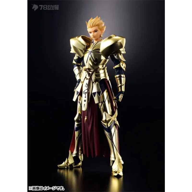 BANDAI Original Superalloy Fate Series Gilgamesh/Saber Anime Action Figure Model Toys Movable Model Ornaments Gifts for Boys