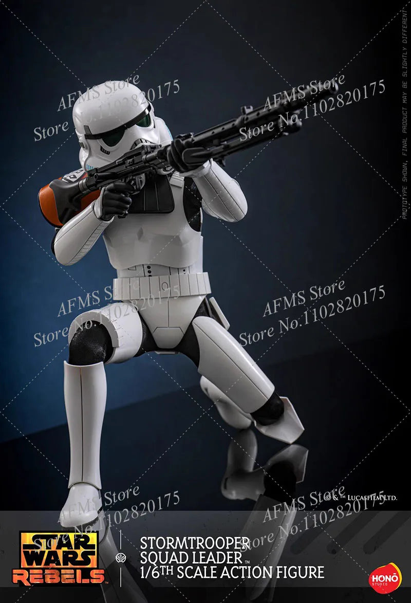HONO STUDIO HS09 1/6 Scale Star Wars Storm Trooper Squad Leader Full Set 12Inch Men Soldier Action Figure Model Dolls