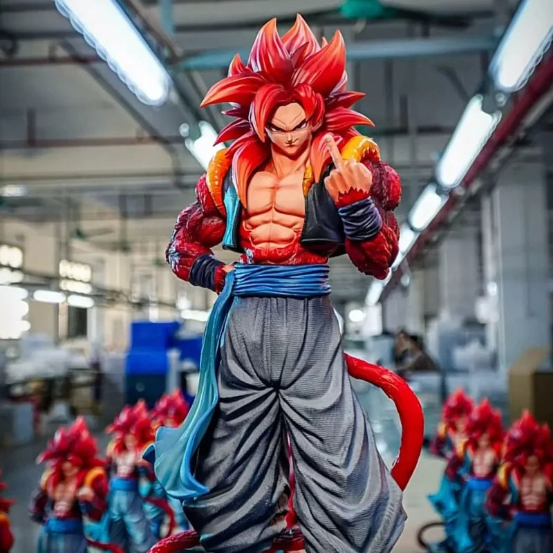 Jt Statue Dragon Ball Super Saiyan 4 Gogeta Vegeta Goku Anime Figure 31cm Model Collection Custom Desktop Toy Gift In Stock