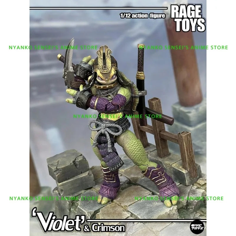 RAGE Toys Turtle Sisters: Crimson & Violet 1/12 Scale Action Figure Anime Models Toy Doll Gift Hobby Collectible