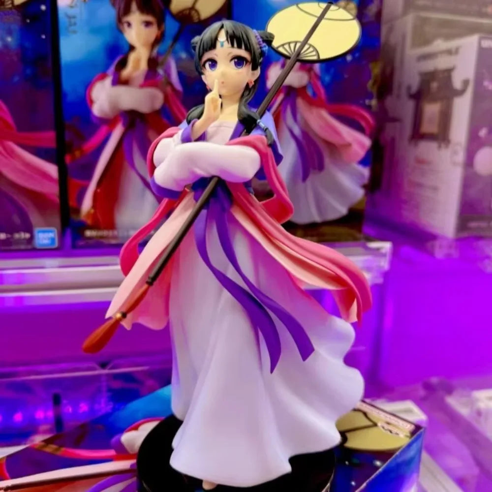 In Stock Bandai Original Genuine Anime Kusuriya No Hitorigoto Maomao Nekone Figure Tsukisei 20cm Banpresto Model Toy Figure Gift