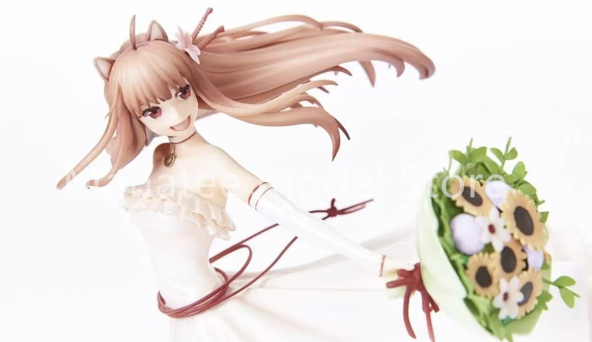 Myethos Original Spice and Wolf Holo Wedding Dress 1/8 PVC Action Figure Anime Model Toys Collection Doll Gift