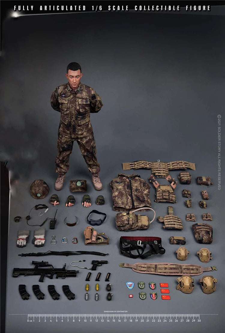 Soldier Story SS119 1/6 Male Chinese Army Special Forces Model Full Set 12'' Action Figure In Stock For Fans Collection
