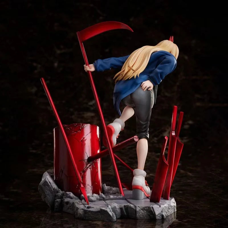 【Presale】Chainsaw Man Action Figurals Power Anime Figurine Statue Figures Cartoon Toy Collectible Model Character Sculpture