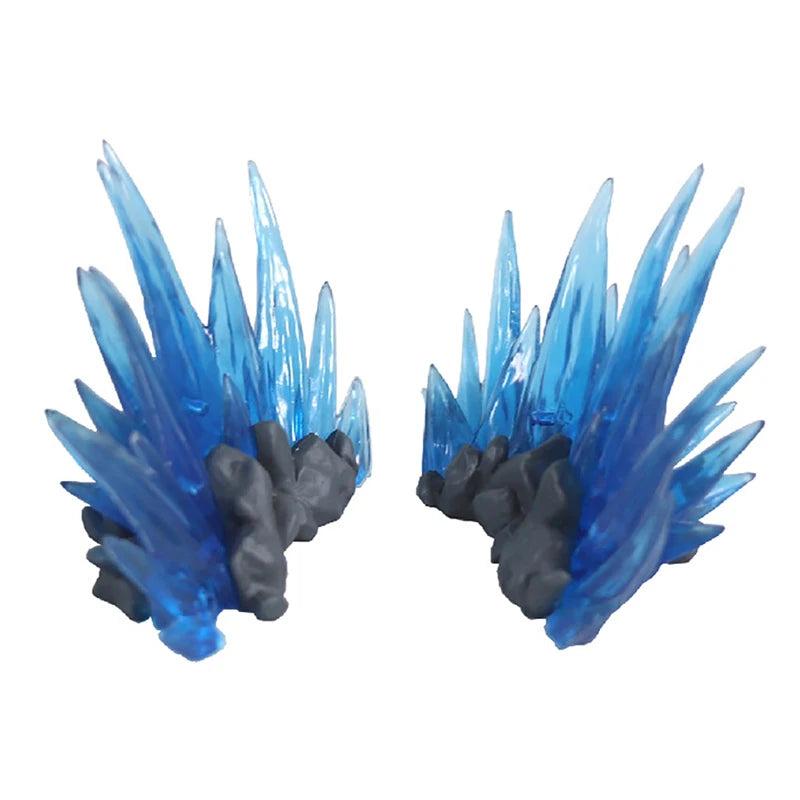 Shenron Action Figure Special Impact Effect Lightning Flame Explosion DIY Assembly Display Bracket Model Decoration Toy Gifts
