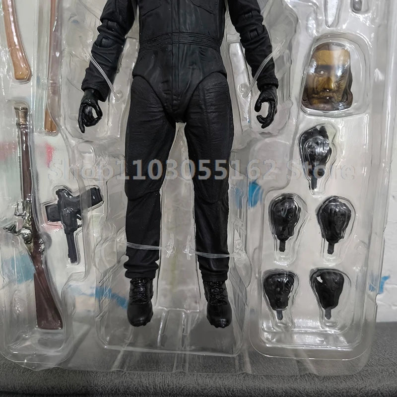 7inch Original NECA Thanksgiving There Will Be No Leftovers Ultimate John Carver Action Figure Anime Collectiblble Model Gift