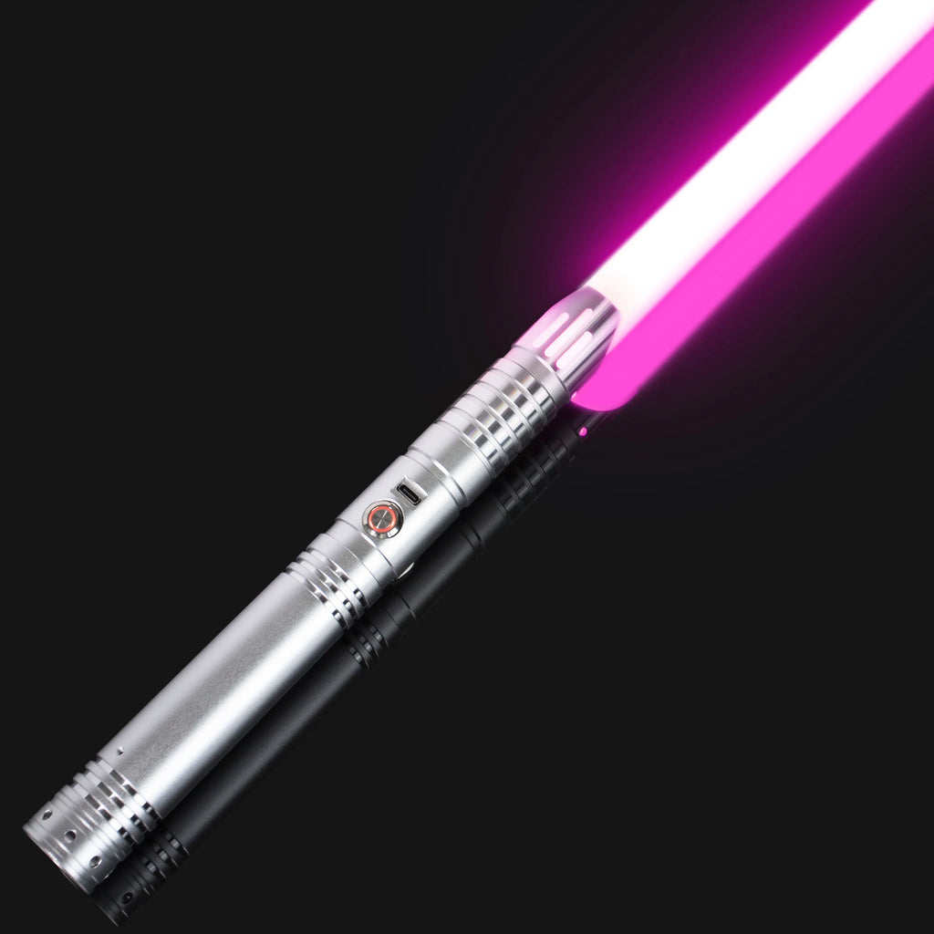 Lightsaber Jedi Warrior New Pixel Lightsaber Alien Pixel Laser Sword Role-playing Heavy Duel Infinite Color Luminous Role-playin