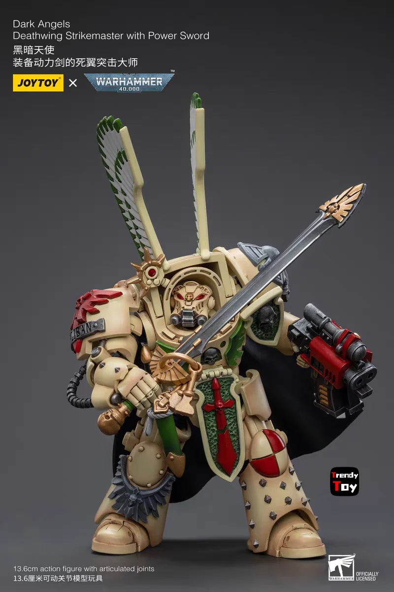 【JOYTOY】Warhammer 40K Dark Angels Deathwing Strikemaster mit Energieschwert 1/18 Actionfigur