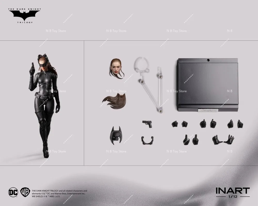 In Stock Original Hot Game INART 1/12 Batman The Dark Knight Rises Catwoman Action Figure Collection for Kids Gift