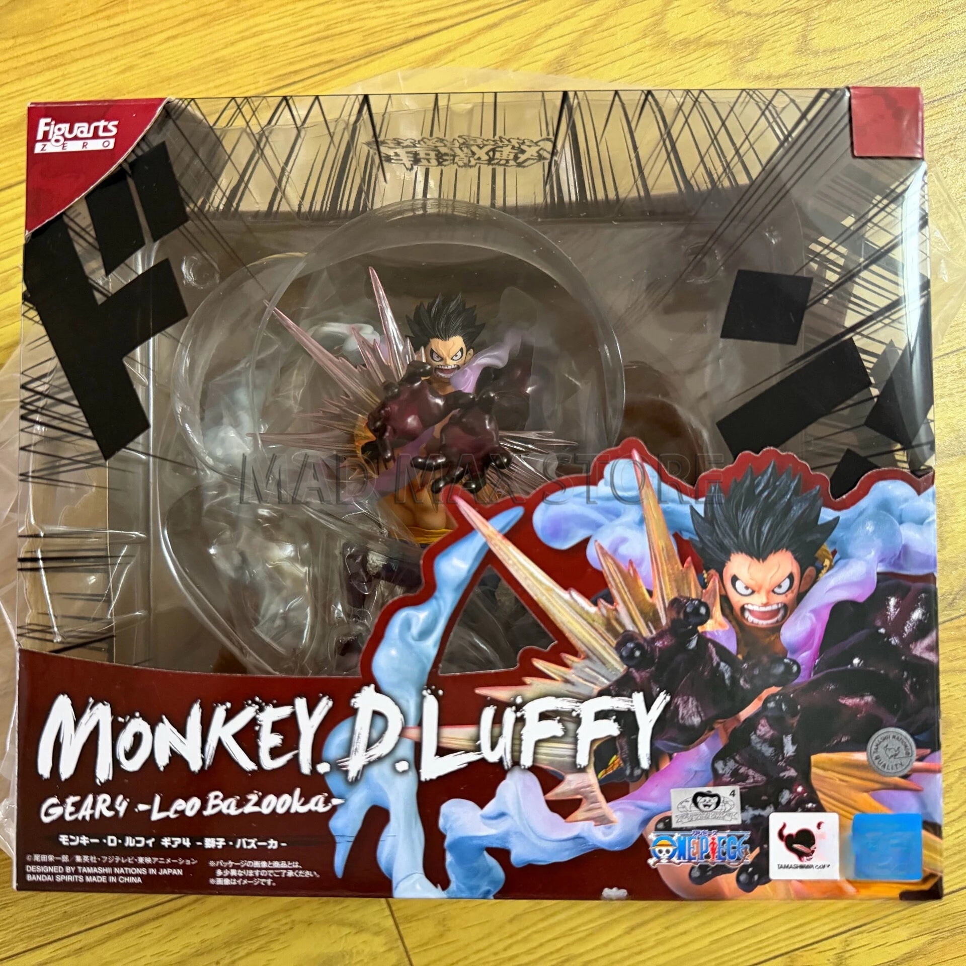 In STock New Bandai Figuarts Zero Super Battle Pirate King Roger, Navy Three Generals Collectible Model Decoration