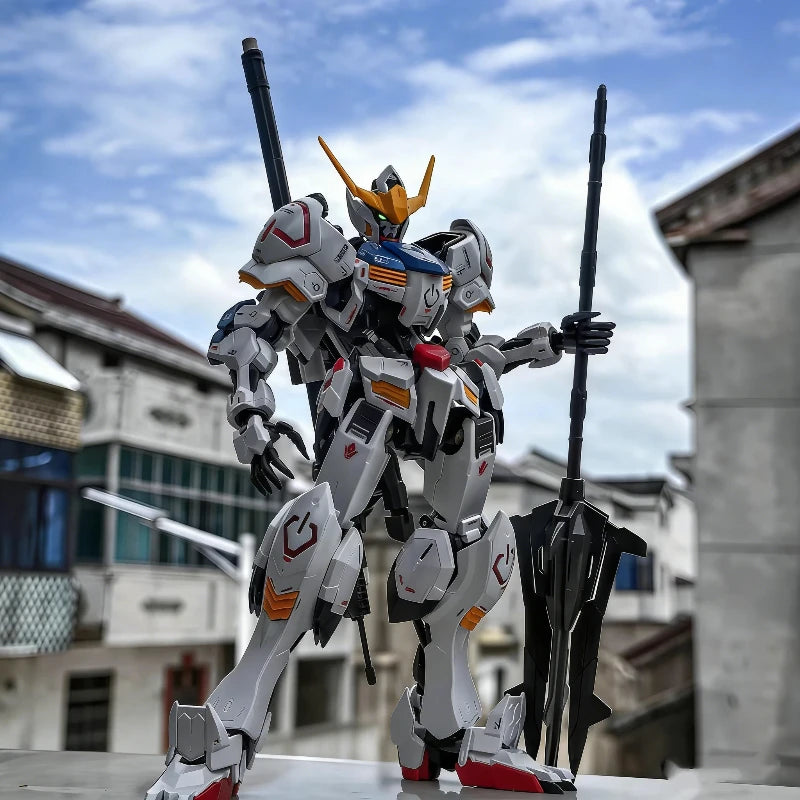 Mg 1/100 Asw-G-08 Barbatos 4th Form Mecha Model Kit Assembly Action Figure With Water Decals Mobile Suit Collectible Gift Toy
