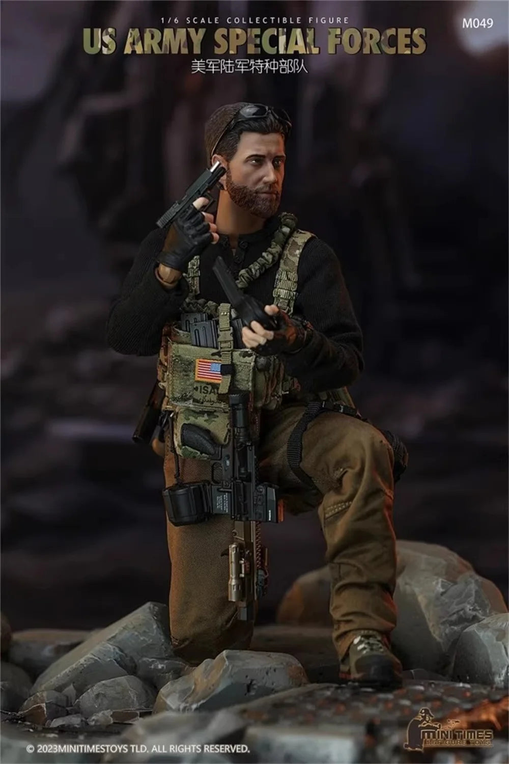 100% New Version Minitimes M049 The US. Modern Soldier Doll Figure About 12" Full Set Moveable Action For Fans Collect